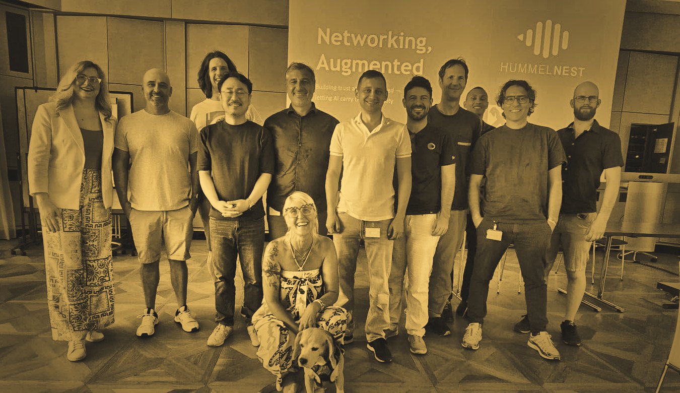 Participants of the Networking, Augmented workshop at Hummelnest in Graz